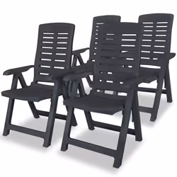 VidaXL 275071, Terrace, Plastic, Anthracite, 600 mm, 610 mm, 1080 mm