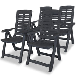 VidaXL 275071 outdoor chair Terrace Plastic Anthracite