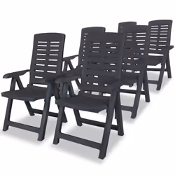 VidaXL 275072, Terrace, Plastic, Anthracite, 600 mm, 610 mm, 1080 mm