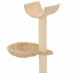 vidaXL Cat Tree with Sisal Scratching Posts 105cm Beige Kitten Play Tower - Additional view 4