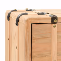 vidaXL Solid Fir Wood Bedside Cabinet 50x35x57cm Bedroom Nightstand Table - Additional view 5