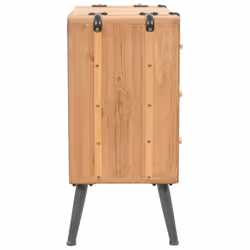 vidaXL Solid Fir Wood Drawer Cabinet 91x35x73cm Home Sideboard Storage Unit - Additional view 5