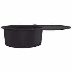 Granite Kitchen Sink Single Basin Oval Black - Additional view 5