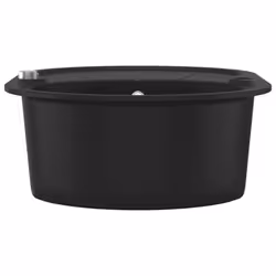 Granite Kitchen Sink Single Basin Oval Black - Additional view 6