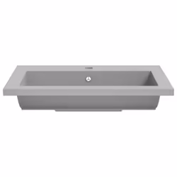 vidaXL Granite Basin Grey Above Counter Bathroom Cloakroom Wash Sink Bowl - Additional view 5