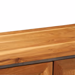 vidaXL Sideboard Recycled Teak and Steel 65x30x70cm Home Storage Cabinet Unit - Additional view 6