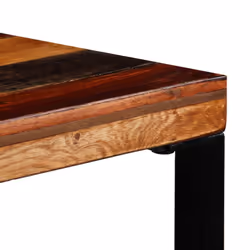 vidaXL Bar Table Solid Reclaimed Wood Kitchen Dining Table 70x70cm/120x60cm - 120 x 60 x 106 cm - Additional view 4