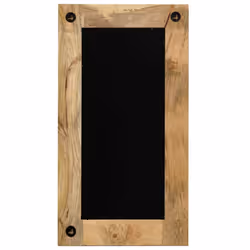 vidaXL Solid Mango Wood Mirror 50x110cm Hallway Bathroom Vanity Makeup Decor - Additional view 4