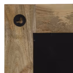 vidaXL Solid Mango Wood Mirror 50x110cm Hallway Bathroom Vanity Makeup Decor - Additional view 5