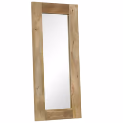 vidaXL Solid Mango Wood Mirror 50x110cm Hallway Bathroom Vanity Makeup Decor - Additional view 7
