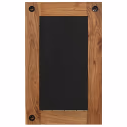 vidaXL Mirror Decorative Makeup Vanity Hall Bathroom Mirror Solid Acacia Wood - 50 x 80 cm