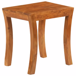 vidaXL Solid Wood Acacia Nesting Table Set 3 Pieces 50x35x50 cm Brown Table - Additional view 7