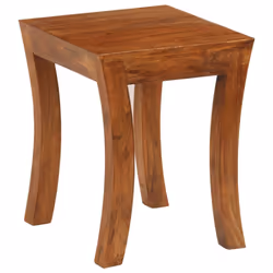 vidaXL Solid Wood Acacia Nesting Table Set 3 Pieces 50x35x50 cm Brown Table - Additional view 8