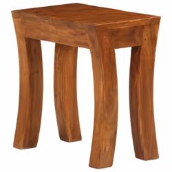 vidaXL Solid Wood Acacia Nesting Table Set 3 Pieces 50x35x50 cm Brown Table - Additional view 9