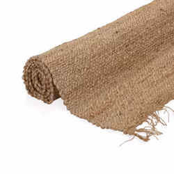 vidaXL Hand-Woven Jute Area Rug 120x180cm Natural Home Office Floor Carpet Mat