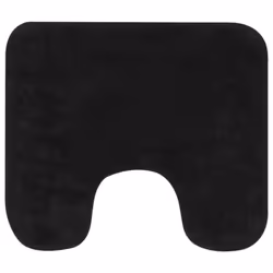 vidaXL Bathroom Mat Set 3 Piece Fabric Anthracite Floor Carpet Rug Suction - Additional view 3
