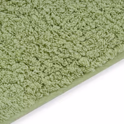 vidaXL Bathroom Mat Set 2 Piece Fabric Green Water Absorbent Floor Carpet Rug - Additional view 4
