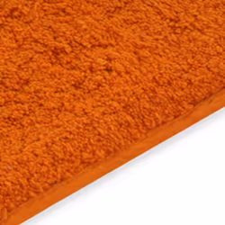vidaXL Bathroom Mat Set 2 Piece Fabric Orange Water Absorbent Floor Carpet Rug - Additional view 4
