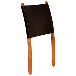 vidaXL Relaxing Chair Real Leather 59x72x79cm Black Furniture Foldable Seat - Additional view 5
