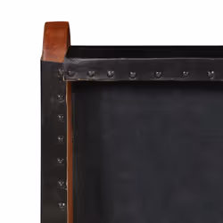 vidaXL Relaxing Chair Real Leather 59x72x79cm Black Furniture Foldable Seat - Additional view 7