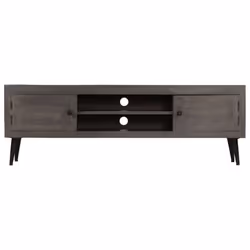 vidaXL Solid Mango Wood TV Cabinet 140x30x45cm Entertainment Centre Stand
