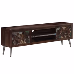 vidaXL Solid Reclaimed Wood TV Cabinet 140x30x45cm Home Sideboard Centre Unit