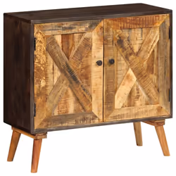 vidaXL Solid Mango Wood Sideboard 85x30x75cm Home Storage Cabinet Organiser - Additional view 7
