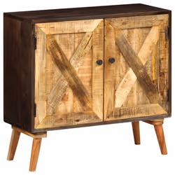 vidaXL Solid Mango Wood Sideboard 85x30x75cm Home Storage Cabinet Organiser - Additional view 9
