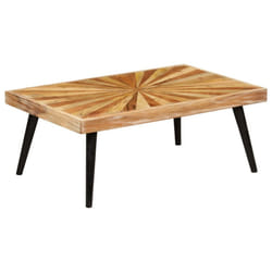 vidaXL Solid Mango Wood Coffee Table 90x55x36cm Home Living Room Furniture