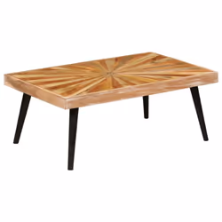 vidaXL Solid Mango Wood Coffee Table 90x55x36cm Home Living Room Furniture - Additional view 8