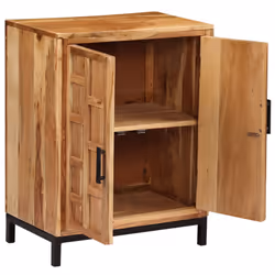vidaXL Solid Acacia Wood Sideboard 60x35x76cm Brown Home Storage Cabinet Unit - Additional view 2