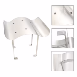 vidaXL Chimney Cowl Stainless Steel Silver 70x70x37cm Raincap Cover Protector - Additional view 7