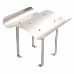 vidaXL Chimney Cowl Stainless Steel Silver 60x80x39cm Raincap Cover Protector