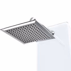 vidaXL Shower Panel Unit Glass 25x44.6x130cm White Bathroom Jet Column Wall