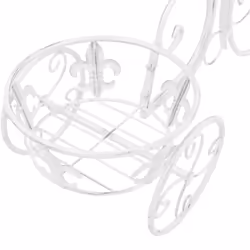 vidaXL Plant Stand Bicycle Shape Vintage Style Metal Garden Flower Display - Additional view 4