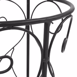 vidaXL Umbrella Stand Vintage Style Metal 26x46cm Black Walking Stick Holder - Additional view 4