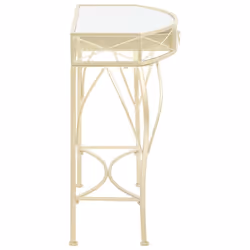 vidaXL Side Table French Style Metal 82x39x76cm Gold Display Stand Furniture - Additional view 3