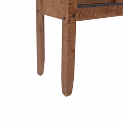 vidaXL Solid Fir Wood Console Table 131x35.5x75cm Brown Hallway Display Stand - Additional view 9