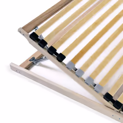 vidaXL Slatted Bed Base with 28 Slats 7 Zones 90x200cm Furniture Accessory - Additional view 6