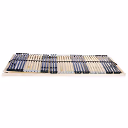 vidaXL Slatted Bed Base with 42 Slats 7 Zones 90x200cm Frame Home Bedroom - Additional view 2