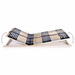 vidaXL Slatted Bed Base with 42 Slats 7 Zones 80x200cm Furniture Frame - Additional view 3