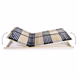 vidaXL Slatted Bed Base with 42 Slats 7 Zones 100x200cm Frame Home Bedroom - Additional view 3