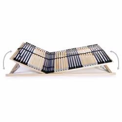 vidaXL Slatted Bed Base with 42 Slats 7 Zones 120x200cm Frame Home Bedroom - Additional view 3