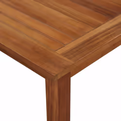 vidaXL Solid Acacia Wood Outdoor Dining Table 150x90x74cm Kitchen Furniture - Additional view 2
