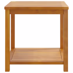 vidaXL Solid Acacia Wood Side Table 45x45x45cm Living Room Furniture Stand - Additional view 5