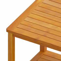 vidaXL Solid Acacia Wood Side Table 45x45x45cm Living Room Furniture Stand - Additional view 7