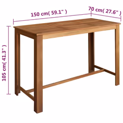 VidaXL 246670 kitchen/dining room furniture set - Additional view 5