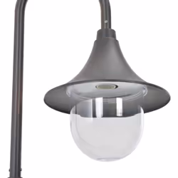 vidaXL Garden Post Light E27 120cm Aluminium Bronze Outdoor Patio Lamp Lantern