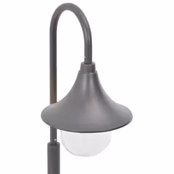 vidaXL Garden Post Light E27 120cm Aluminium Bronze Outdoor Patio Lamp Lantern