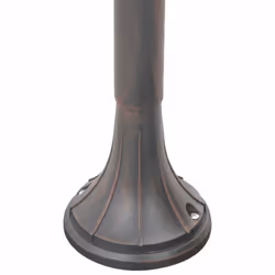 vidaXL Garden Post Light E27 120cm Aluminium Bronze Outdoor Patio Lamp Lantern - Additional view 4